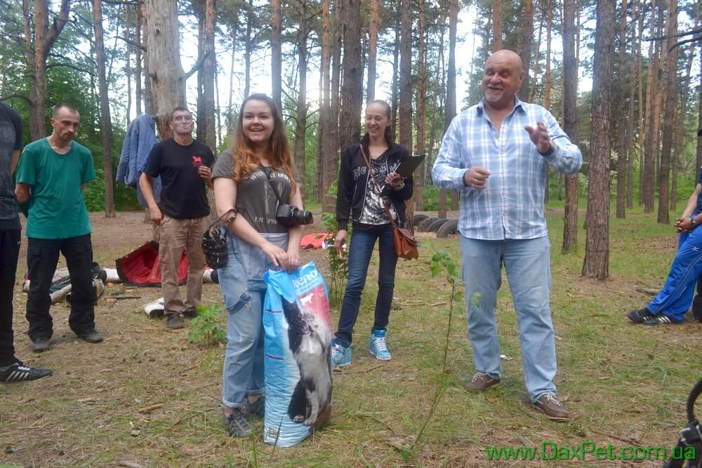 Участник - соревнования служебных собак в Украине